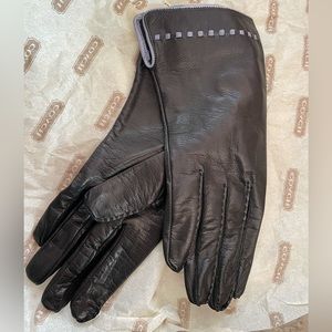 Vintage Coach Womens Gloves 100% Silk